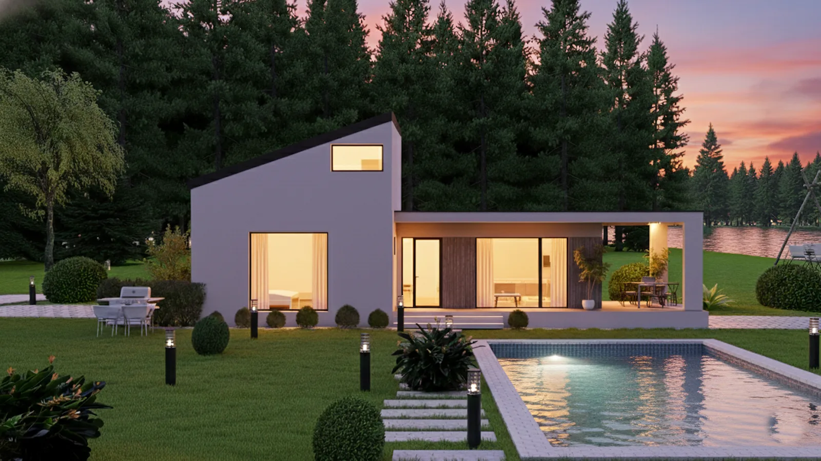 Modular homes in Europe — Modulo Heimora three-bedroom prefab house by Modulo House